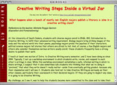 Michelle Rogge Gannon. Creative Writing Steps Inside a Virtual Jar. Kairos 4.1.