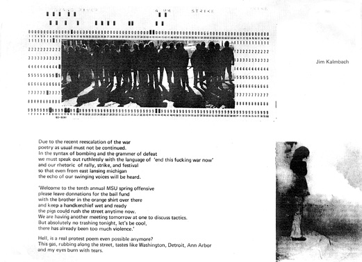 1971 anti-war poem by Jim Kalmbach