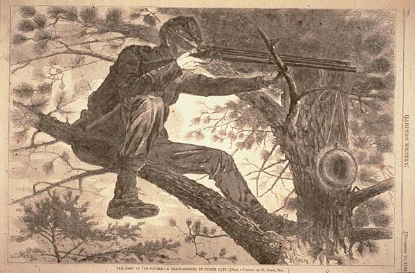 Winslow Homer, The Army of the Potomac: A Sharp-Shooter on Picket Duty, 1862