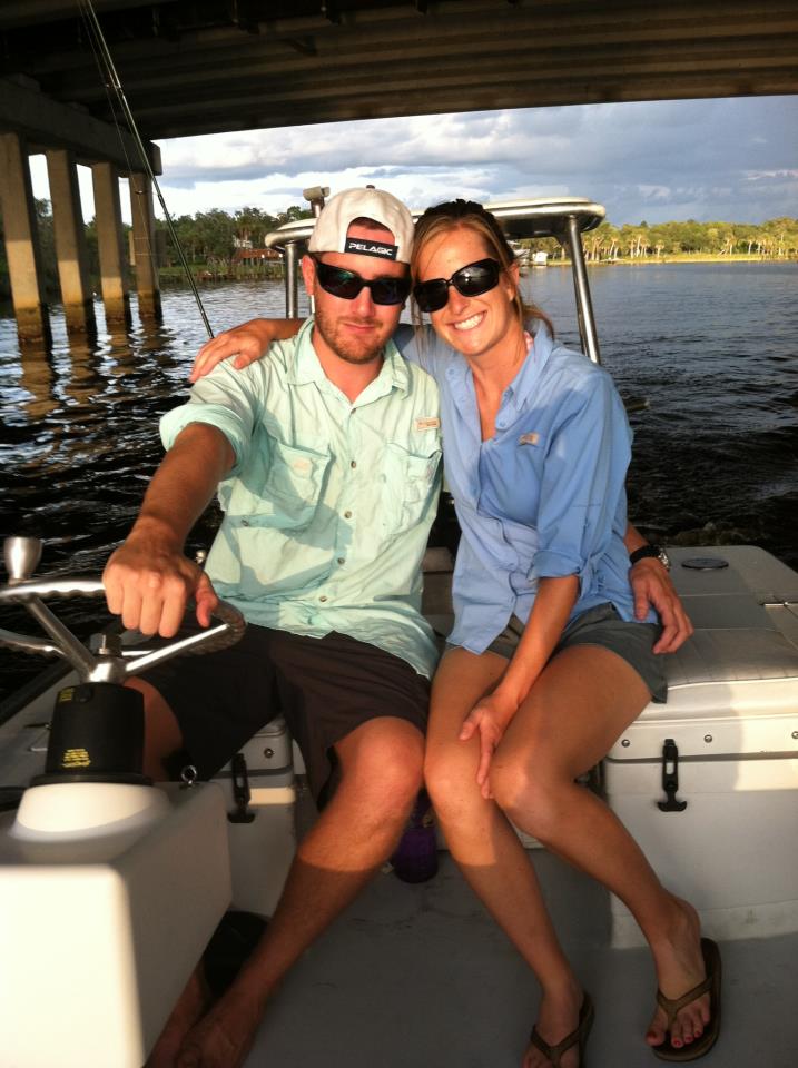 couple on boat