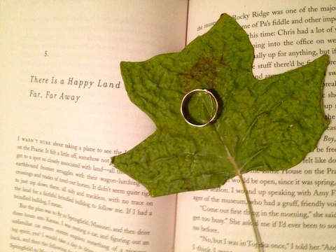 ring and leaf from nanny
