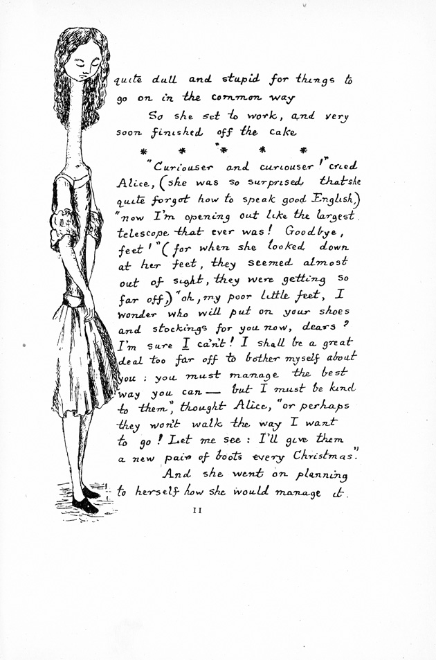 Illustration from Alice's Adventures Under Ground