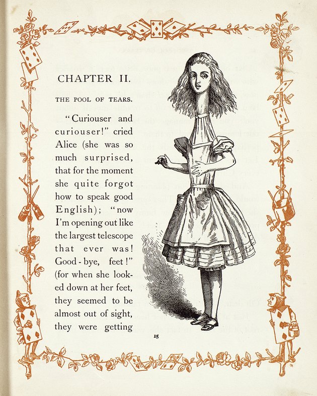 Illustration from Alice's Adventures in Wonderland reprinting (1900)