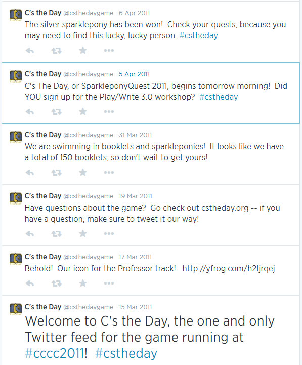 The C’s the Day official Twitter Feed’s earliest tweets