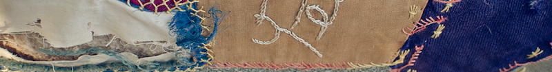 Image of worn fabrics with the text 'Background' appearing in the image.