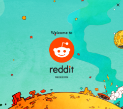 Image of Reddit Welcome page