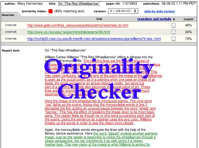 Plagiarism Checker - the most accurate and absolutely