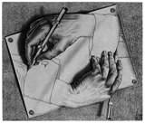 Escher's Hands Drawing