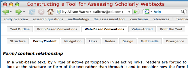 tabbed navigation example