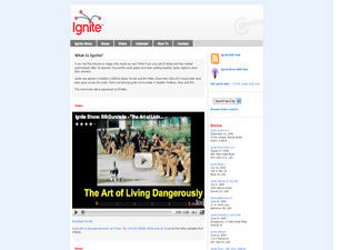 a screenshot of the Ignite site hosted by O'Reilly