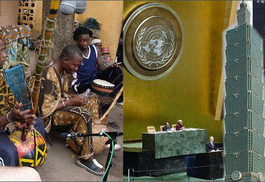 Musicians and the UN.