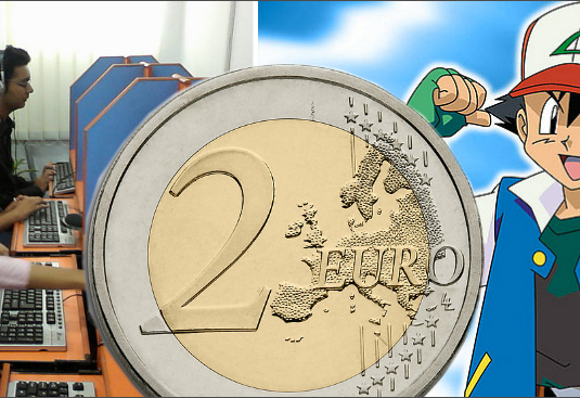 Euro coin.