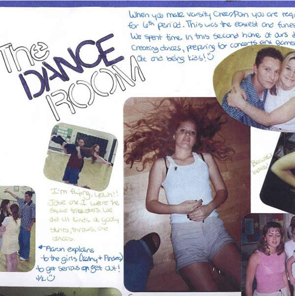 Scrapbook of the Dance Room at Flowing Wells