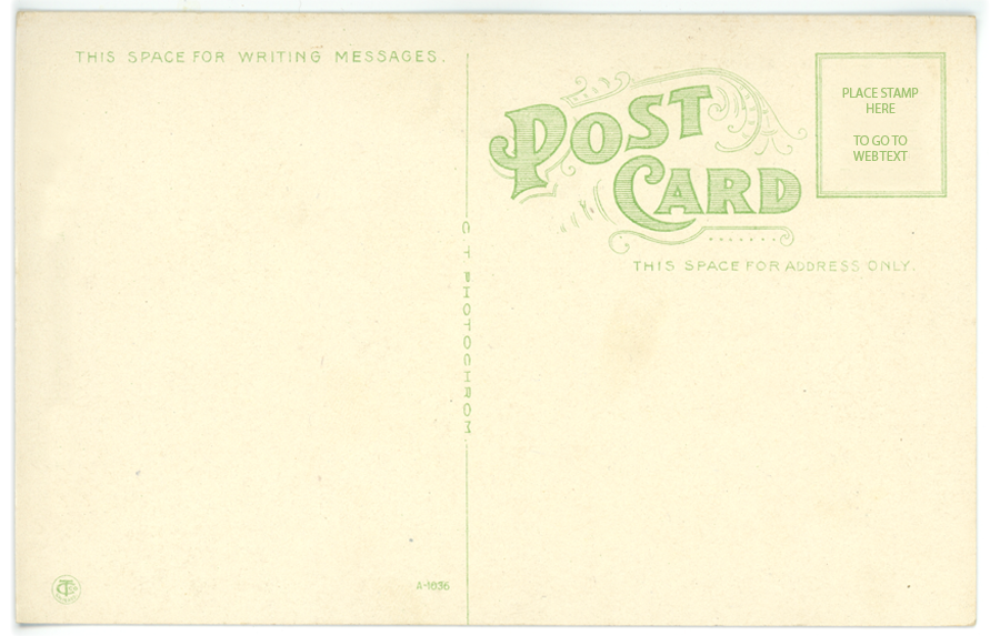 Front page postcard background image