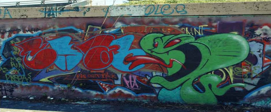 graffiti mural on a wall