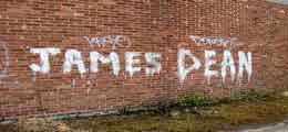 James Dean Graffitti on Wall