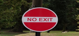 no exit sign