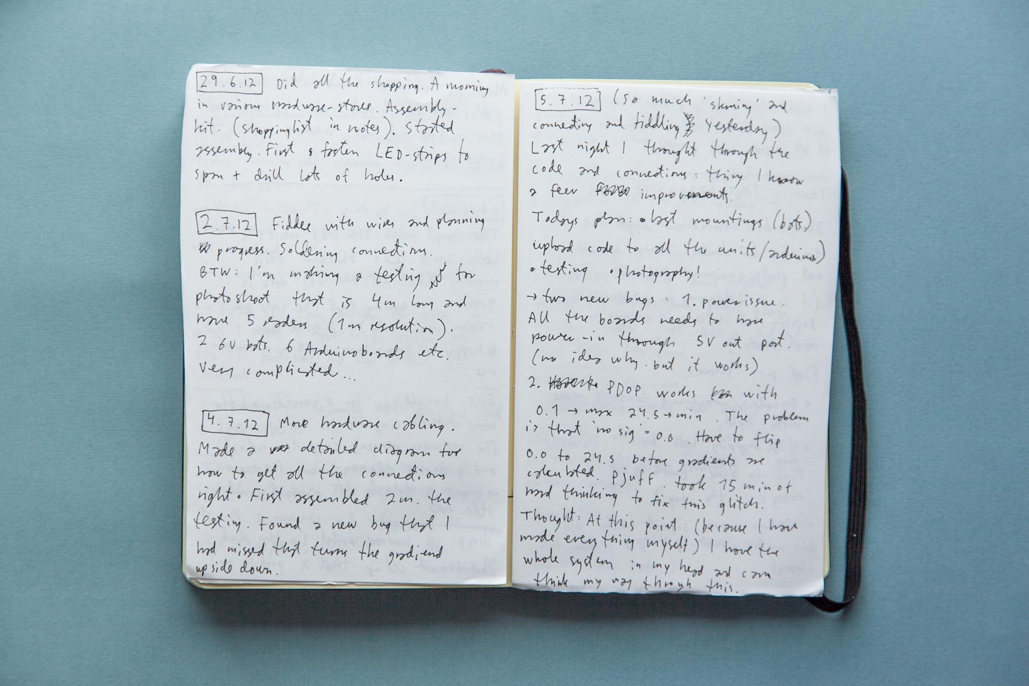 Notebook 5 July 2012
