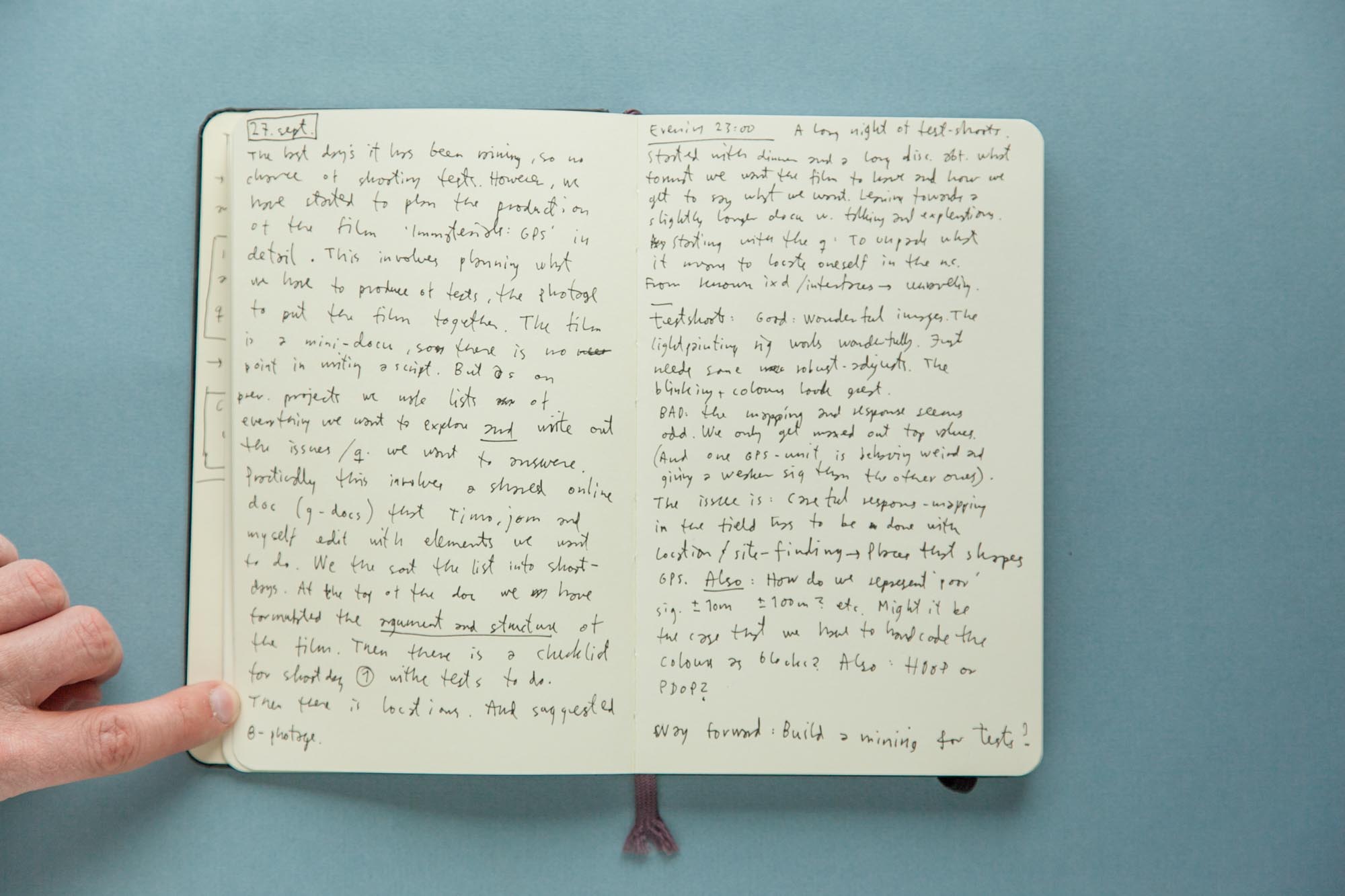Notebook 27 September