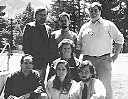 Original Kairos staff gathered at the 1996 C&W in Logan, Utah