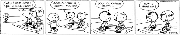 The First 'Peanuts' Comic.