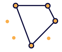 An illustration of the shape of the identity viewpath. The purpose of this image is to resonate with the concept polymorphic frames.