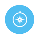 Compass icon: Go to time page.