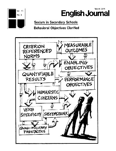 English Journal Cover, March 1974