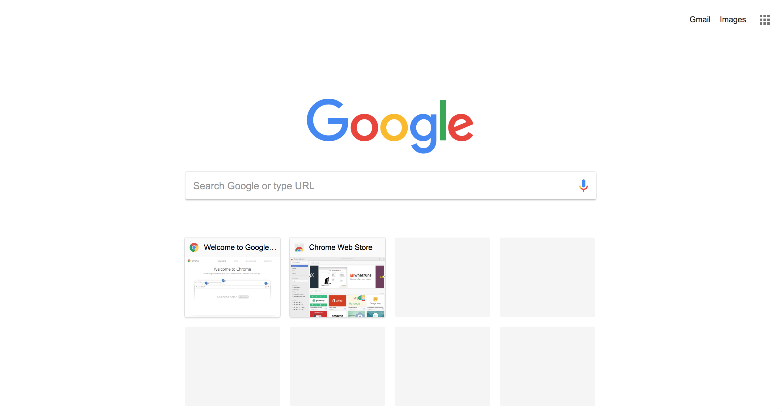 an image of the Google search screen