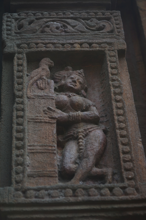 temple sculpture of dancer