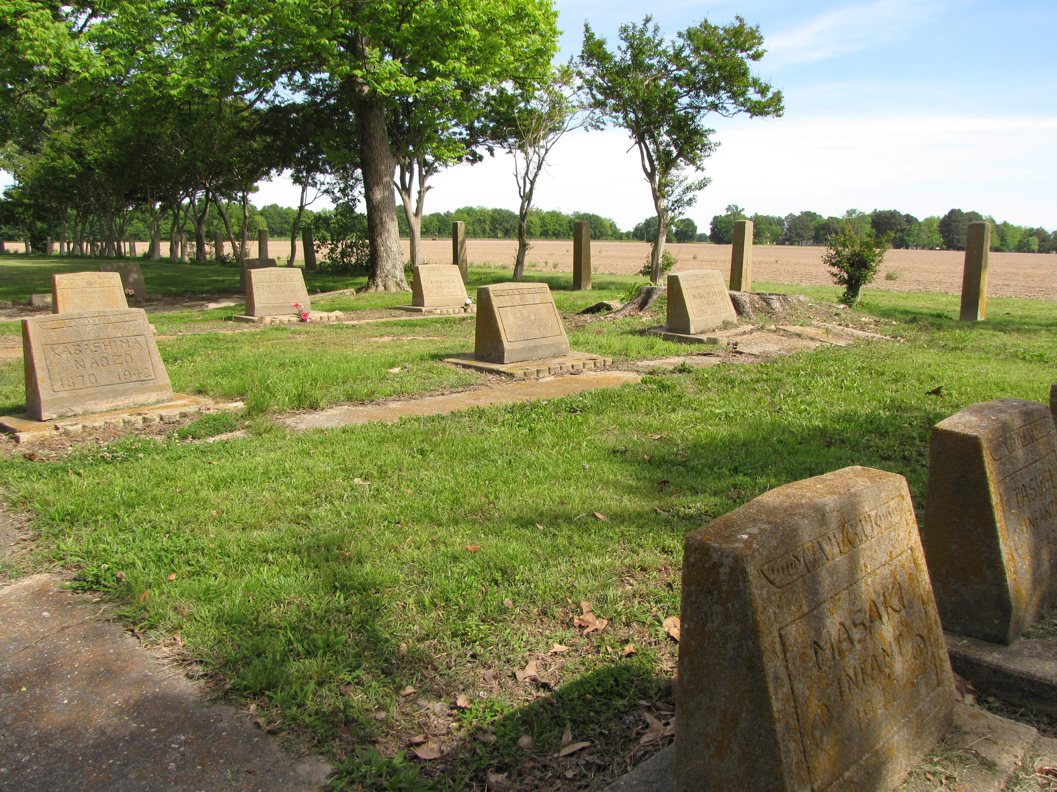 Memorial cemetary at Rohwer