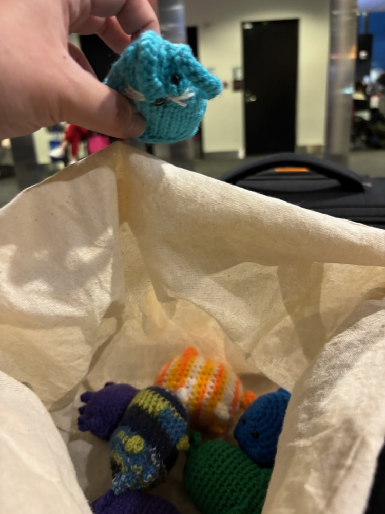 A bag of Conference Creatures.