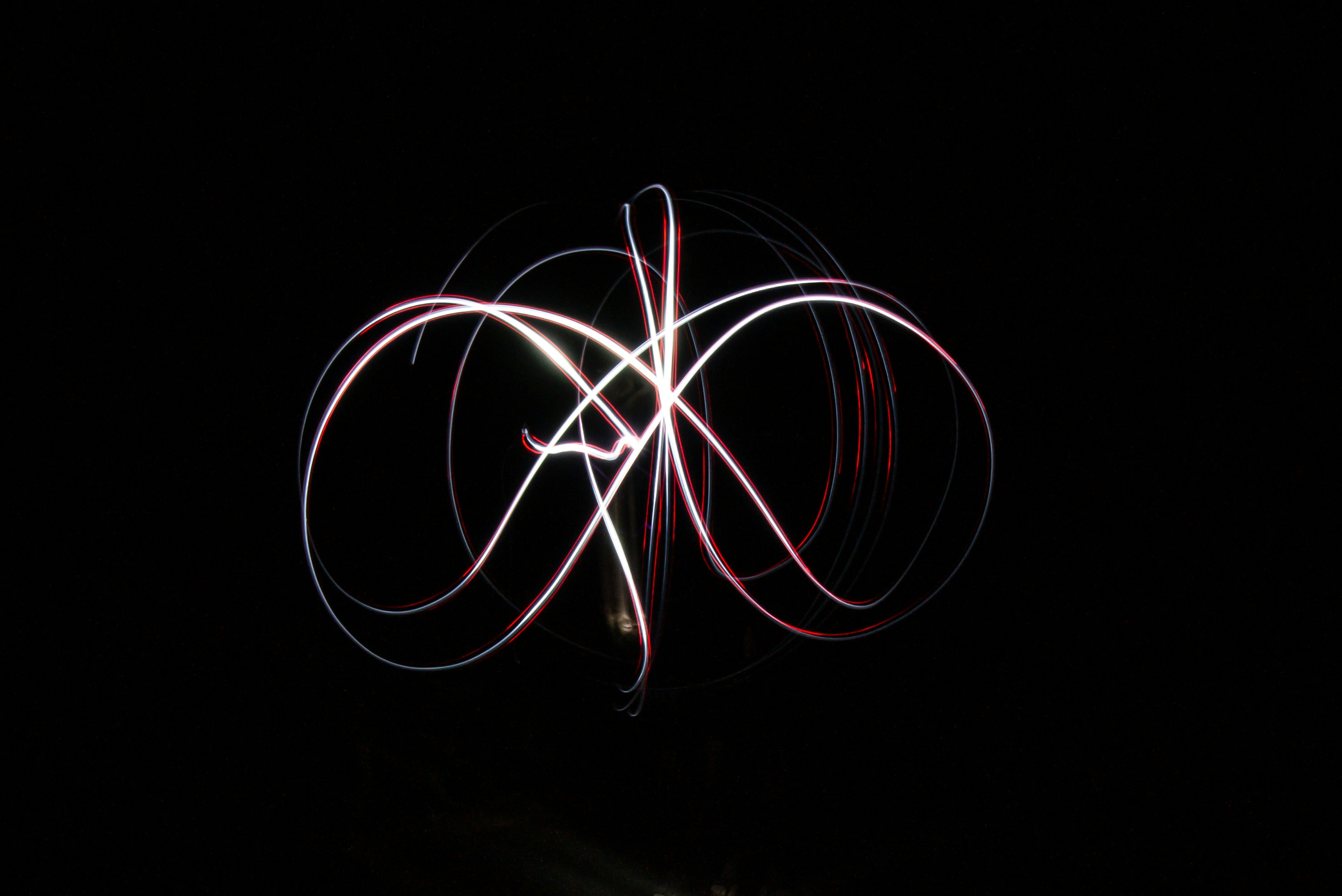 A long-exposure camera technique captures light that makes an infinity symbol.