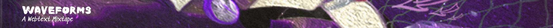 Abstract illustration of music composing technologies floating in purple space