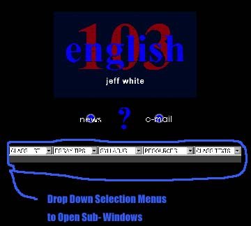 This is the base page for my class website.